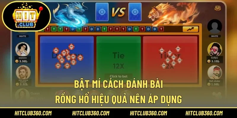 Bật mí cách đánh bài Rồng Hổ hiệu quả nên áp dụng